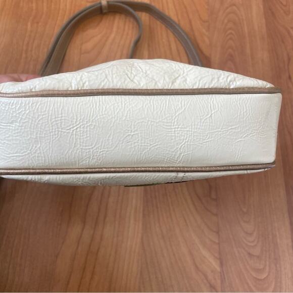 Brighton 3D Leather Flower Bag Crossbody Satchel - Picture 8 of 16